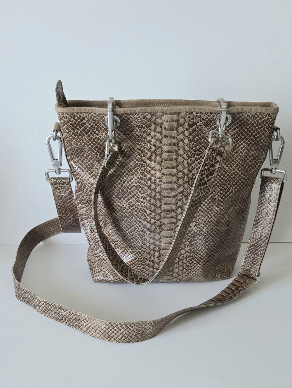 Rudsak Snake-Embossed Bag